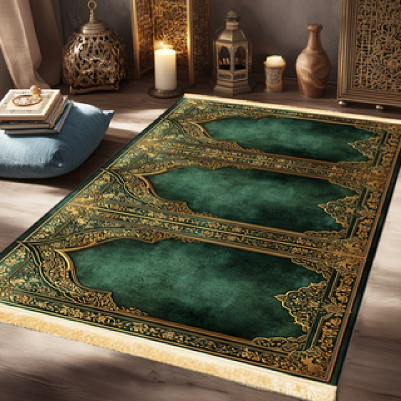 Maranta Prayer Plant - VIKAMA Luxury Islamic Prayer Mat Foldable