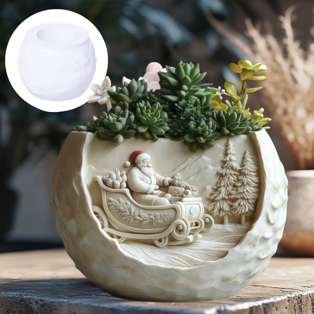 Cedar Sled Santa Claus Relief  - đánh giá và giá Echeveria Succulent